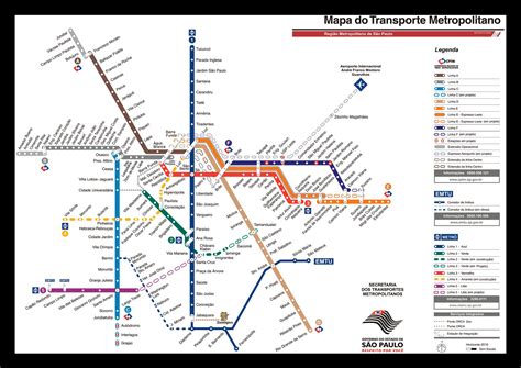 Mapa do Metro de São PauloMinuto Ligado