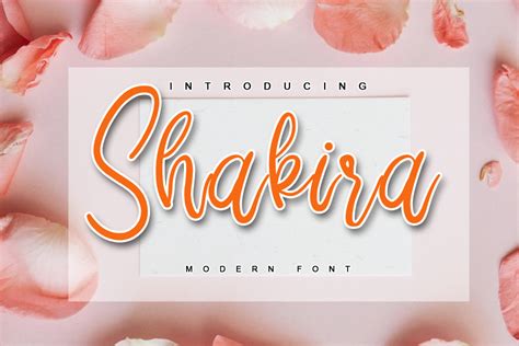 Shakira Font Download 2024 - Download Shakira Font Download 2024 Free & Premium