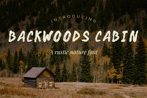 Backwoods Cabin Font | Stunning Display Fonts ~ Creative Market