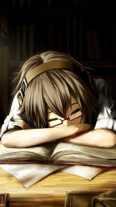 Anime Study - sleeping Wallpaper Download | MobCup