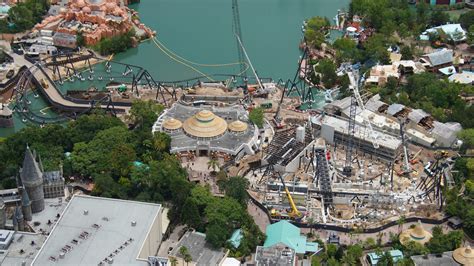 Jurassic Park Roller Coaster Construction Update – Heart Rolling Thrills – Orlando ParkStop