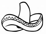 Sombrero Coloring Pages Sketch Page sketch template