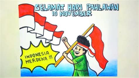 Sketsa Gambar Untuk Perayaan Lomba Mewarnai Hari Pahlawan 10 November ...