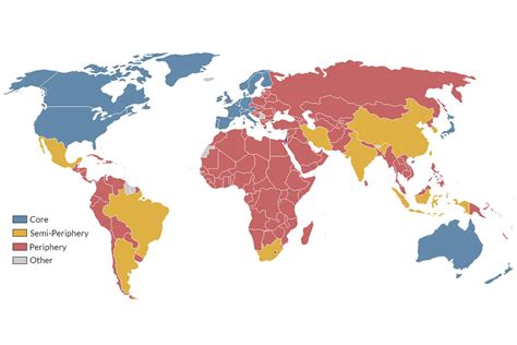 An Overview of the Core and Perpiphery of the World