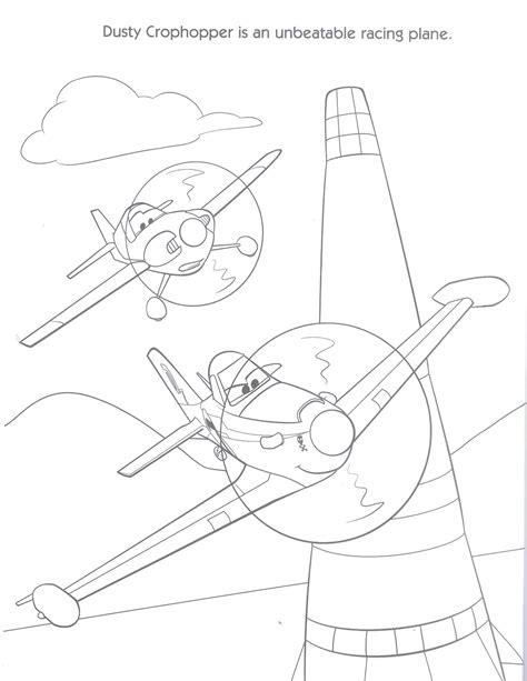 Dusty Crophopper Coloring Pages Coloring Pages