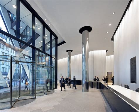 Hufton + Crow | Projects | The Gherkin | Lobby interior design, London buildings, Architecture