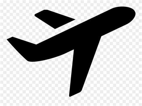 Air Travel - Airplane Clipart Black And White Icon - Png Download (#600122) is a creative ...