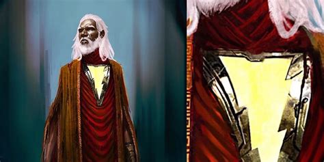 Shazam! Concept Art Gives the Wizard Regal Robes