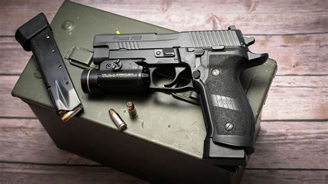 gun, Pistol, SIG Sauer, SIG Sauer P226 Wallpapers HD / Desktop and Mobile Backgrounds