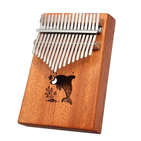 17Keys Kalimba Portable Thumb Piano Pocket Kalimba Finger Piano Mbira Small Musical Toys ...