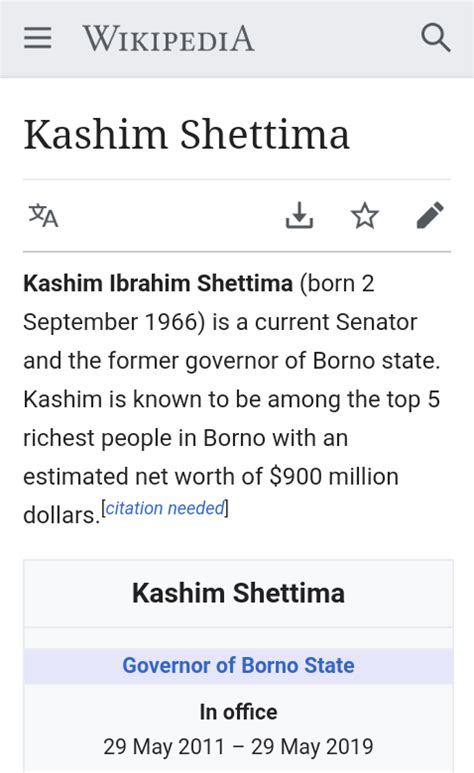 Borno State Governor, Kashim Shettima Has A Net Worth Of $900m ...