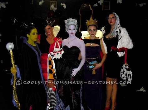 Fantastic Female Disney Villains Group Costume