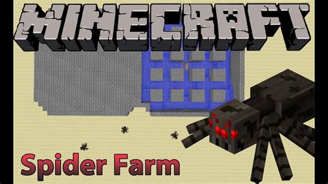 Minecraft Tutorial: Spider-Only Mob Farm (Resource Friendly!) - YouTube