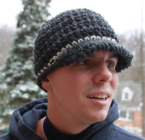 Super Fast & Easy Unisex Brim hat pattern by Dawn Gillis | Crochet mens ...