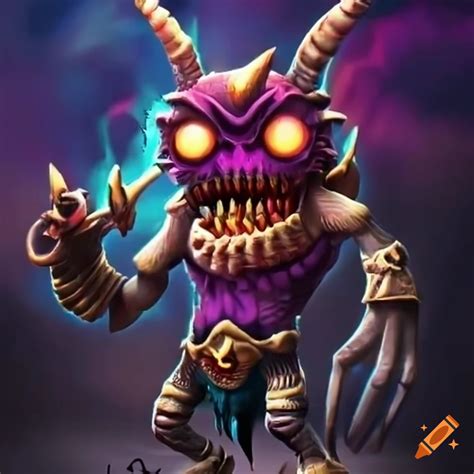 Scary skylander figurine on Craiyon