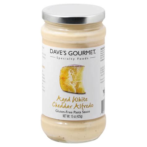 Save on Dave's Gourmet Pasta Sauce Aged White Cheddar Alfredo Gluten ...