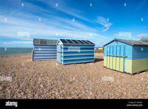 Hayling island beach huts hi-res stock photography and images - Alamy