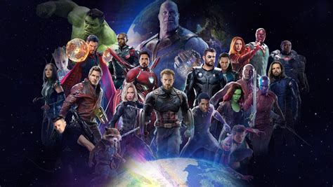 1360x768 Avengers Infinity War 2018 All Characters Poster Laptop HD ,HD 4k Wallpapers,Images ...