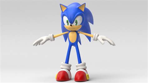 3D Sonic Animation Character Model - TurboSquid 1656728