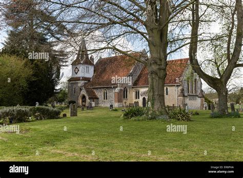 St Mary the Less Church, Chilbolton, Hampshire, England, UK Stock Photo ...