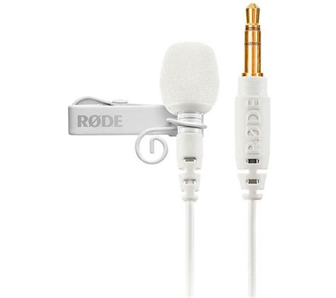 Micro Pour Appareil Photo Numerique Rode Lavalier Go Microphone White ...