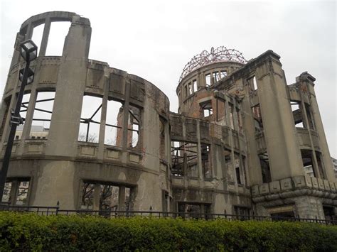 Photo I took of the ruined Town Hall of Hiroshima. | Ruins, Town hall, Hiroshima