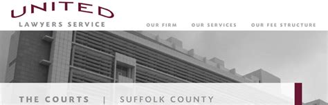 United Lawyers Service | The Courts | Suffolk County