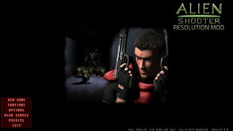 AlienShooter Resolution Mod file - ModDB