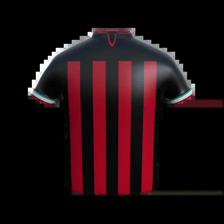 AC Milan Football T Shirts 3D Icon download in PNG, OBJ or Blend format