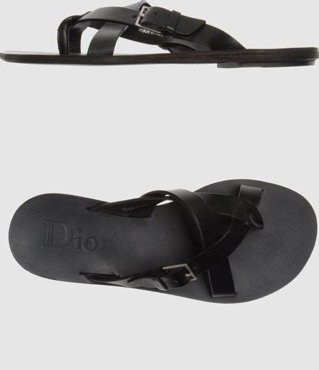 Dior Homme Sandals in Black for Men | Lyst