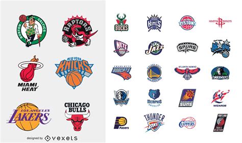 Nba Basketball Team Vector Logos Vector Download