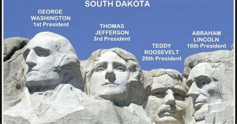 The American Presidents Carved Into Mount Rushmore National Monument ...