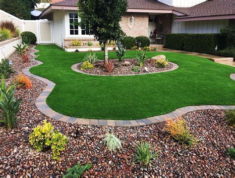 Try These Backyard Landscaping Ideas on a Budget | Small front yard landscaping, Turf backyard