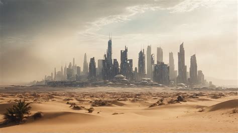 HD Desert Cyberpunk Cityscape Wallpaper, HD Artist 4K Wallpapers ...