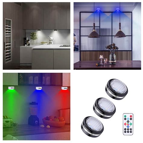 Under Cabinet Lights 16 Color LED Lights Multi Color Changing LED ...