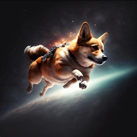 Premium Photo | Flying dog