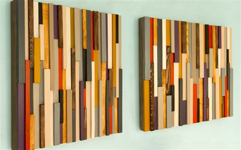 Modern Headboard Reclaimed Wood Furniture, earth tones, green, blue, copper, 30" x 90" – Art Glamour