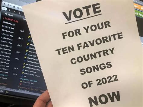 POLL: Vote for Your Ten Favorite Country Songs of 2022 Now