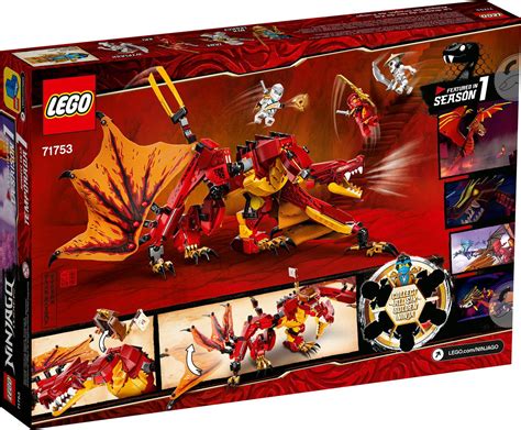 LEGO 71753 Ninjago Atak smoka ognia - porównaj ceny - promoklocki.pl