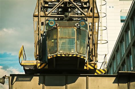 Free photo: crane, load crane, crane systems, lifting crane, lift loads, industry, port | Hippopx