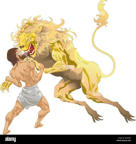 Nemean lion hercules hi-res stock photography and images - Alamy