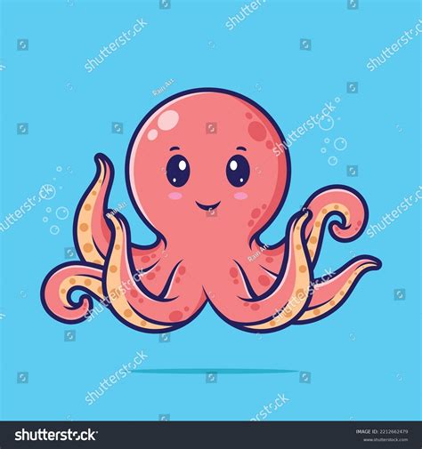 Cute Cartoon Octopus