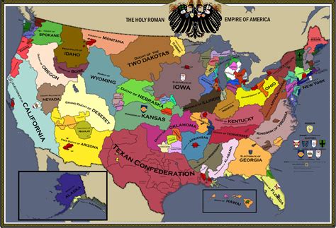 An Holy Roman Empire in America : imaginarymaps