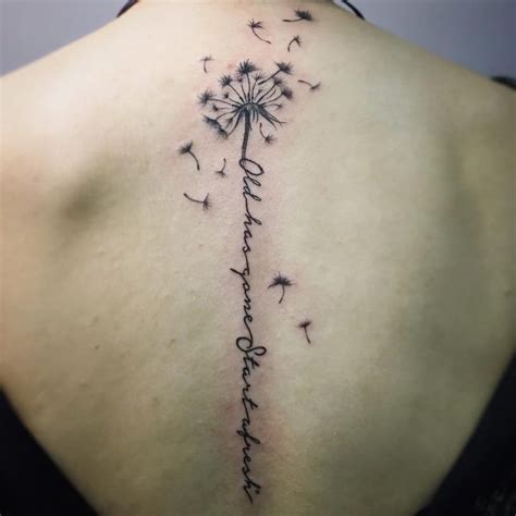 Dandelion Tattoo Designs For Women