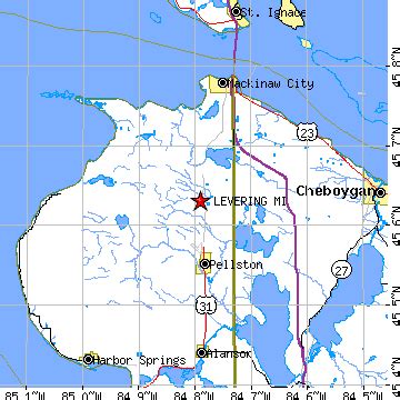 Levering, Michigan (MI) ~ population data, races, housing & economy