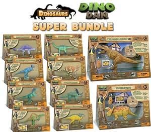 Amazon.com: Dino Dan LARGE Articulated Dinosaur Toy Action Figures - SUPER BUNDLE: Toys & Games