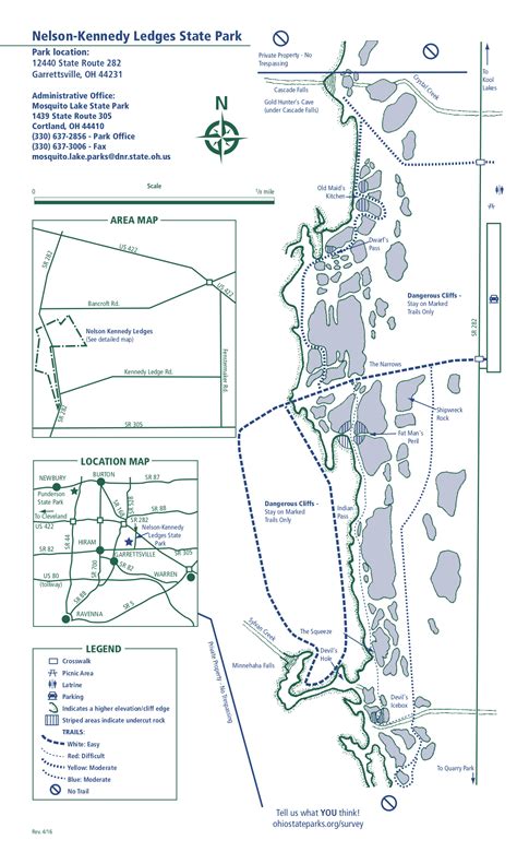 Ledges State Park Map | museosdelima.com