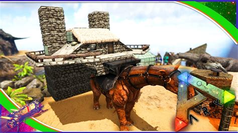 Ark Survival Evolved: S3 Ep8 Mobile Home - Paracer Base Build - YouTube