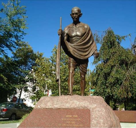 India, GOPIO seek action against defacers of Mahatma Gandhi statue