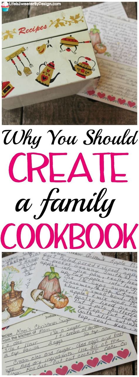 Creating a family cookbook doesn't have to be hard and it is something your children will ...